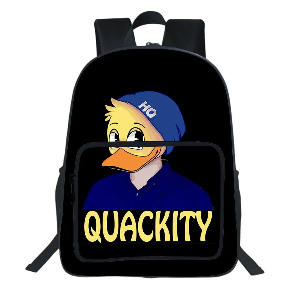 Quackity Backpack Children Bag Teen School Bags Student Bookbag