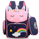 Cartoon Unicorn School Backpack for Girls Kids