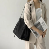 Nylon Women's Shoulder Bag Large Capacity Handbag Casual Tote Bag