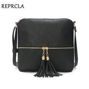 Tassel Women Bag PU Leather Flap Shoulder Messenger Bag Handbag Crossbody Bags