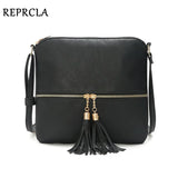 Tassel Women Bag PU Leather Flap Shoulder Messenger Bag Handbag Crossbody Bags