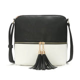 Tassel Women Bag PU Leather Flap Shoulder Messenger Bag Handbag Crossbody Bags