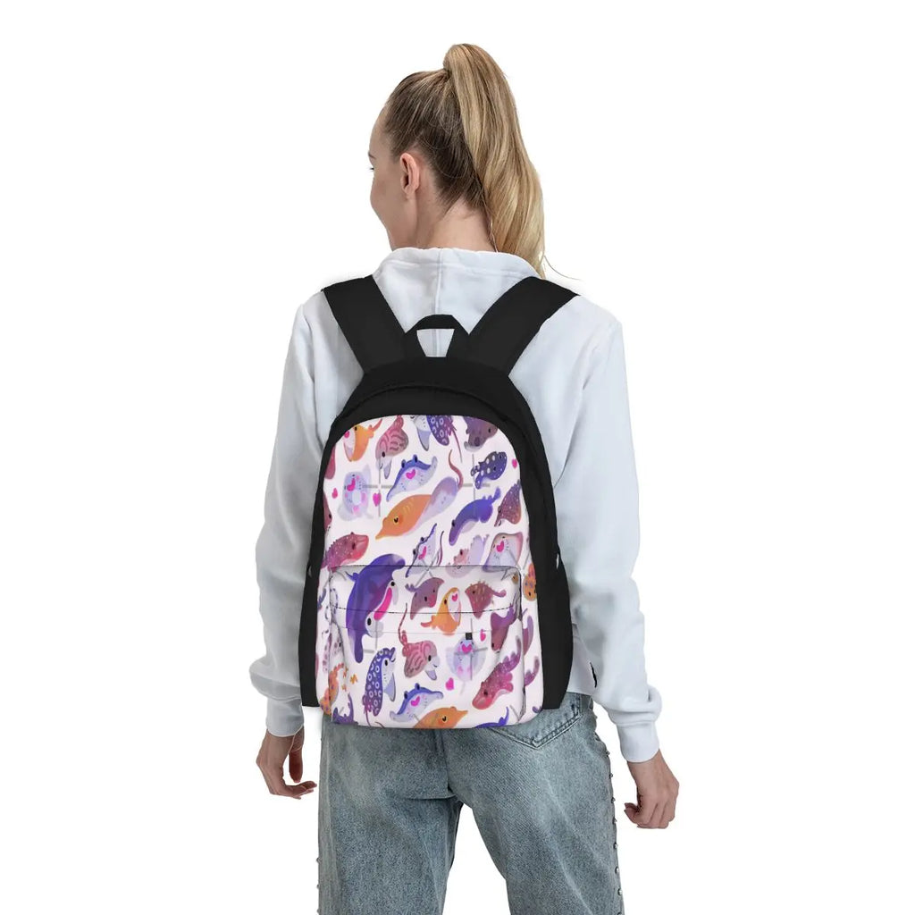 Bright 2 Backpacks Men's & Women's Zipper Close Backpacks