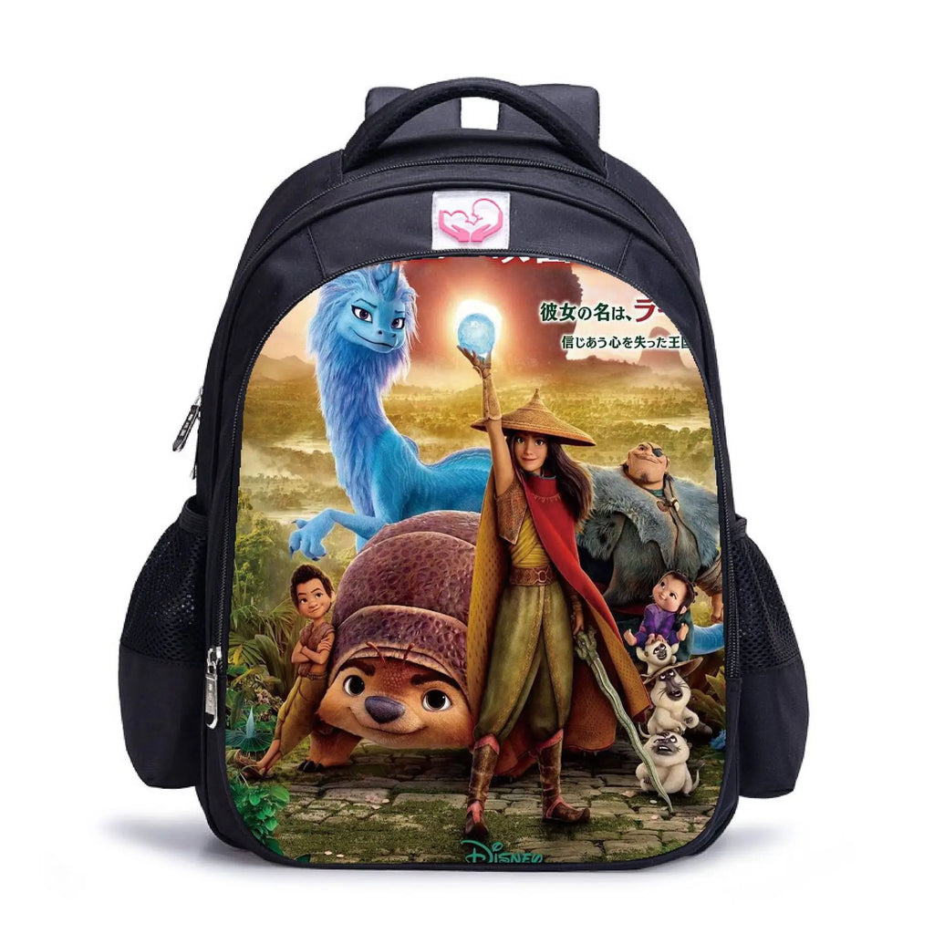 Raya The Last Dragon School Bag for Girls Boys Preschool Book Backpack