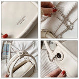 Genuine Leather Women's Saddle Bag Spring Shoulder Messenger Cowhide Armpit Bag