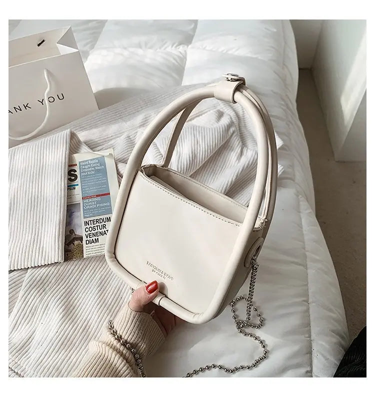 Genuine Leather Women's Saddle Bag Spring Shoulder Messenger Cowhide Armpit Bag