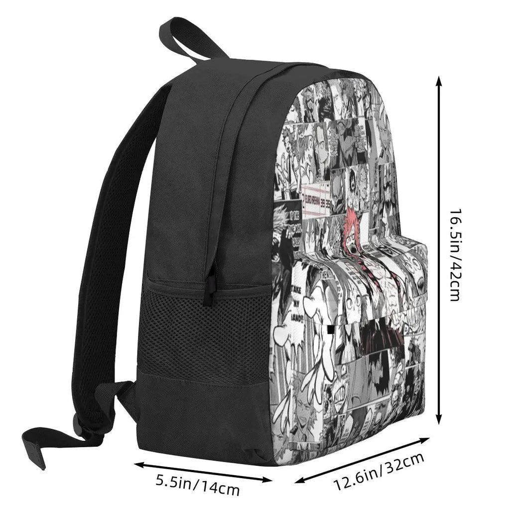 Red Riot Manly-Hearted Hero Backpacks Men's Backpacks Bags For Women