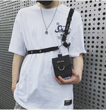 Reflective Mini Bag Adjustable Strap Hip Hop Night Waist Pack