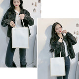 Burlap Jute Tote Bag with Handles for Shopping