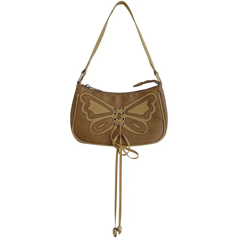 Retro Butterfly Women's Small Shoulder Bag Ladies Clutch Purse Handbags