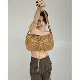 Retro Butterfly Women's Small Shoulder Bag Ladies Clutch Purse Handbags