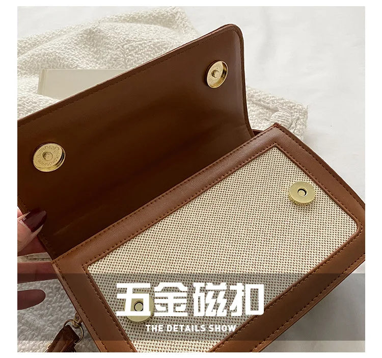 Retro Casual Shopping Bag Flap Women Totes Shoulder Bags Female