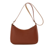 Retro Casual Women Handbag Solid PU Leather Shoulder Bags Underarm Ladies Shoppe
