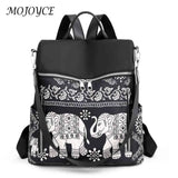 Retro Ethnic Backpack Women Teenage Student College Girl School Casual Rucksack