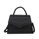 Retro Female Handbags Shoulder Bags Lozenge Messenger Bags Fold Casual Square Ba