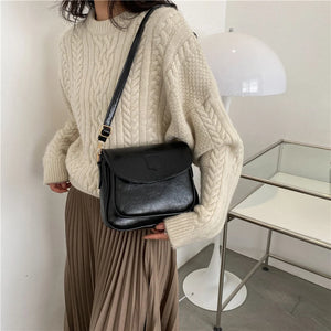 Retro Large Capacity Shoulder Bags For Female Crossbody Bags