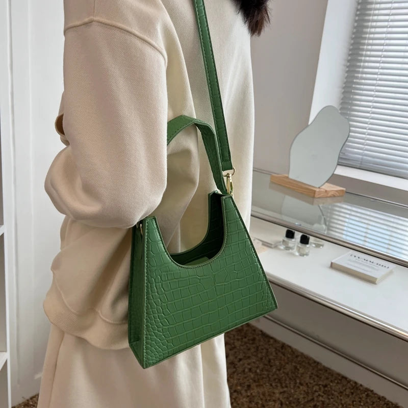 Retro Messenger Bag Ladies Underarm Shoulder Bag