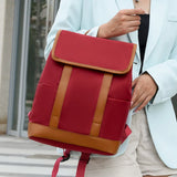 Retro Nylon Double Large Capacity Schoolbag Travel Backpack