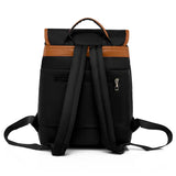 Retro Nylon Double Large Capacity Schoolbag Travel Backpack