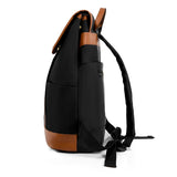 Retro Nylon Double Large Capacity Schoolbag Travel Backpack