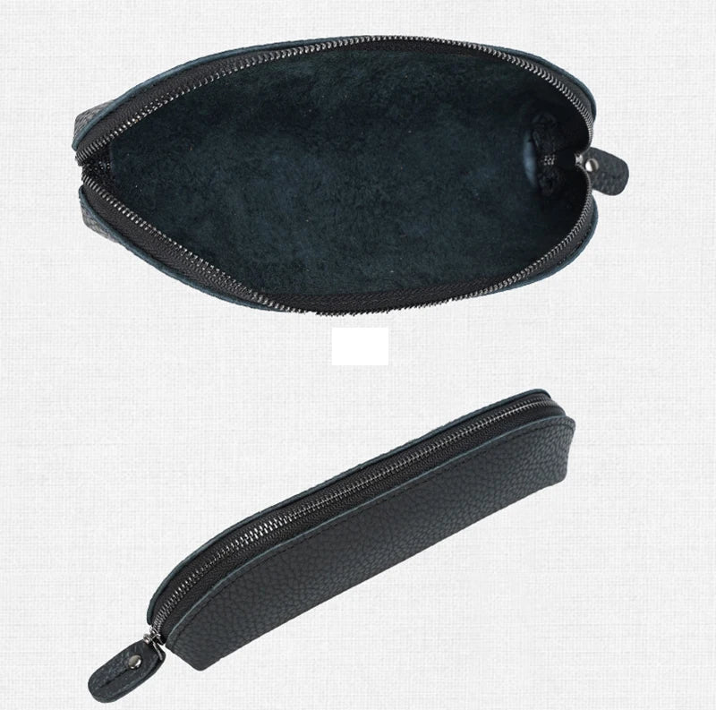 Retro Leather Pencil Case for Kids School Office Supplies