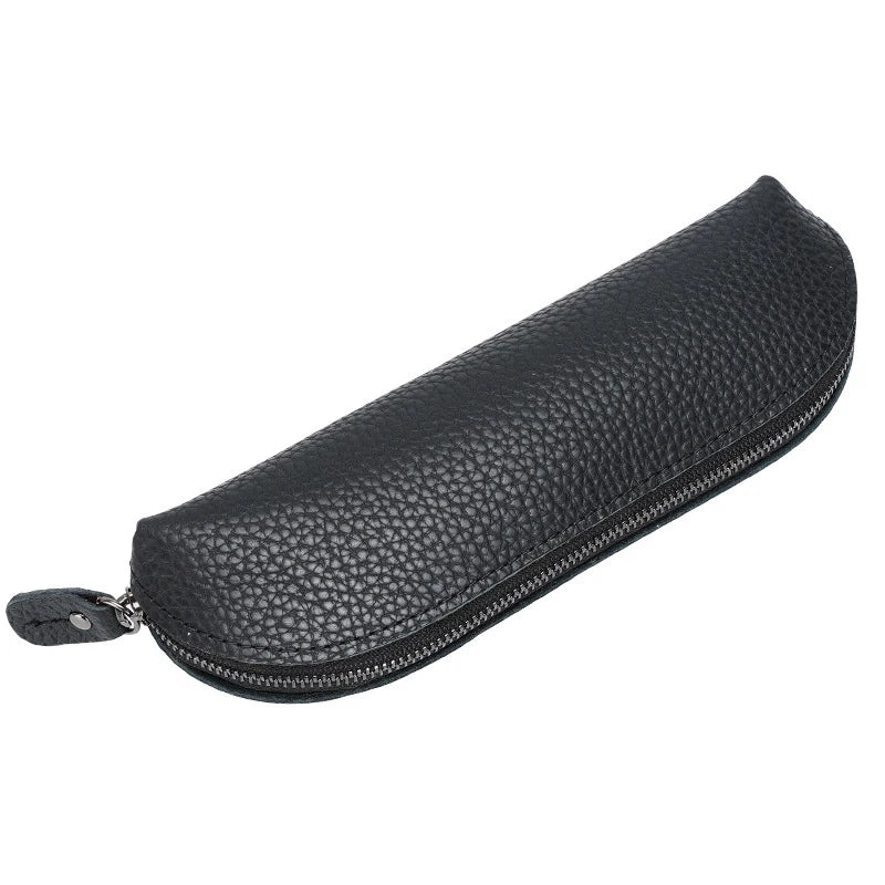 Retro Leather Pencil Case for Kids School Office Supplies