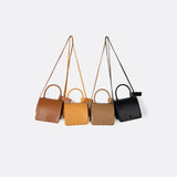 Retro PU Leather Shoulder Bag Women Style Tote Crossbody Lady Handbag