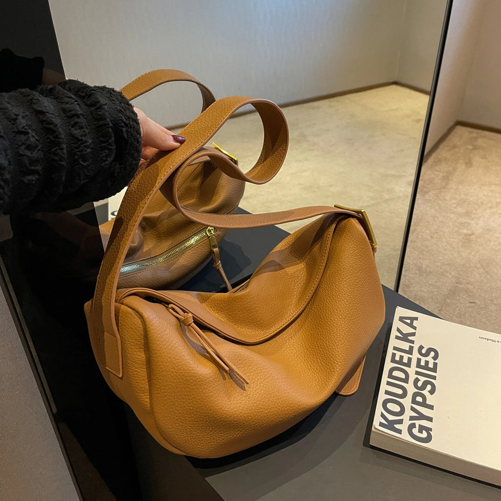 Retro Leather Cross Body Bag for Women