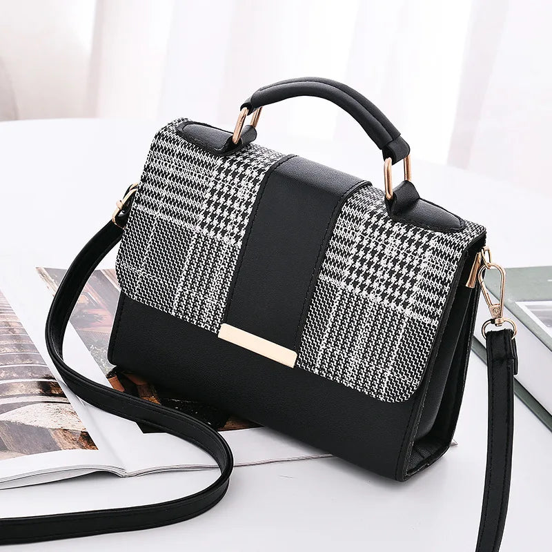 Retro Women Handbag Crossbody Messenger Bag High PU Leather