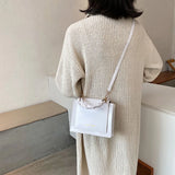Retro Women Leather Shoulder Bags Zipper Crossbody Bags for Ladies