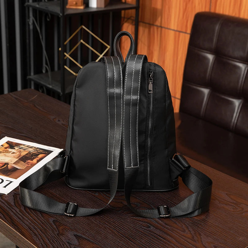 Women's Vintage Leather Travel Backpack