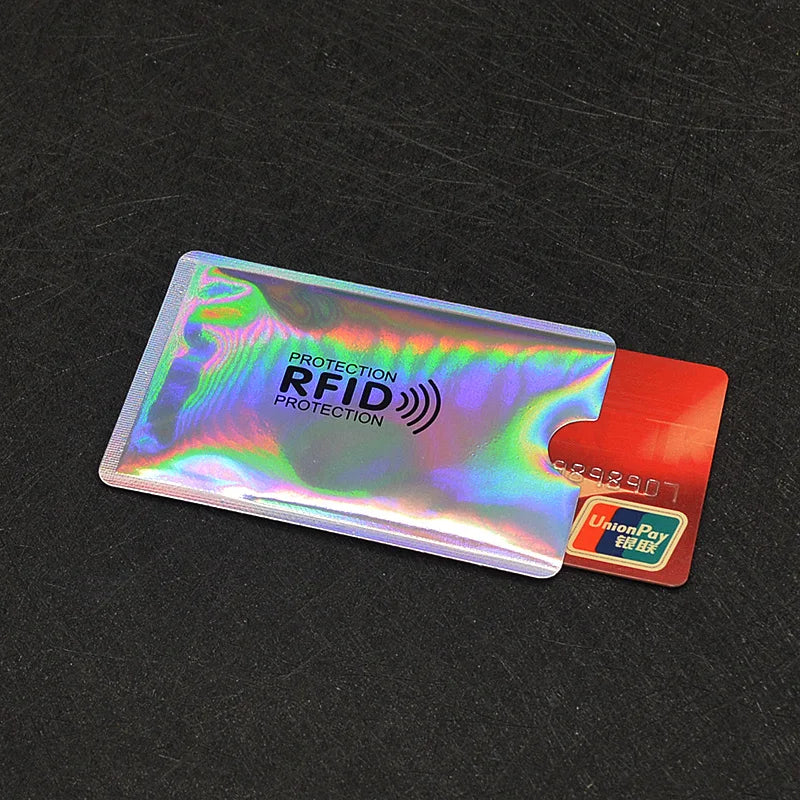 RFID Credit Card Cover Aluminum Foil Wallet