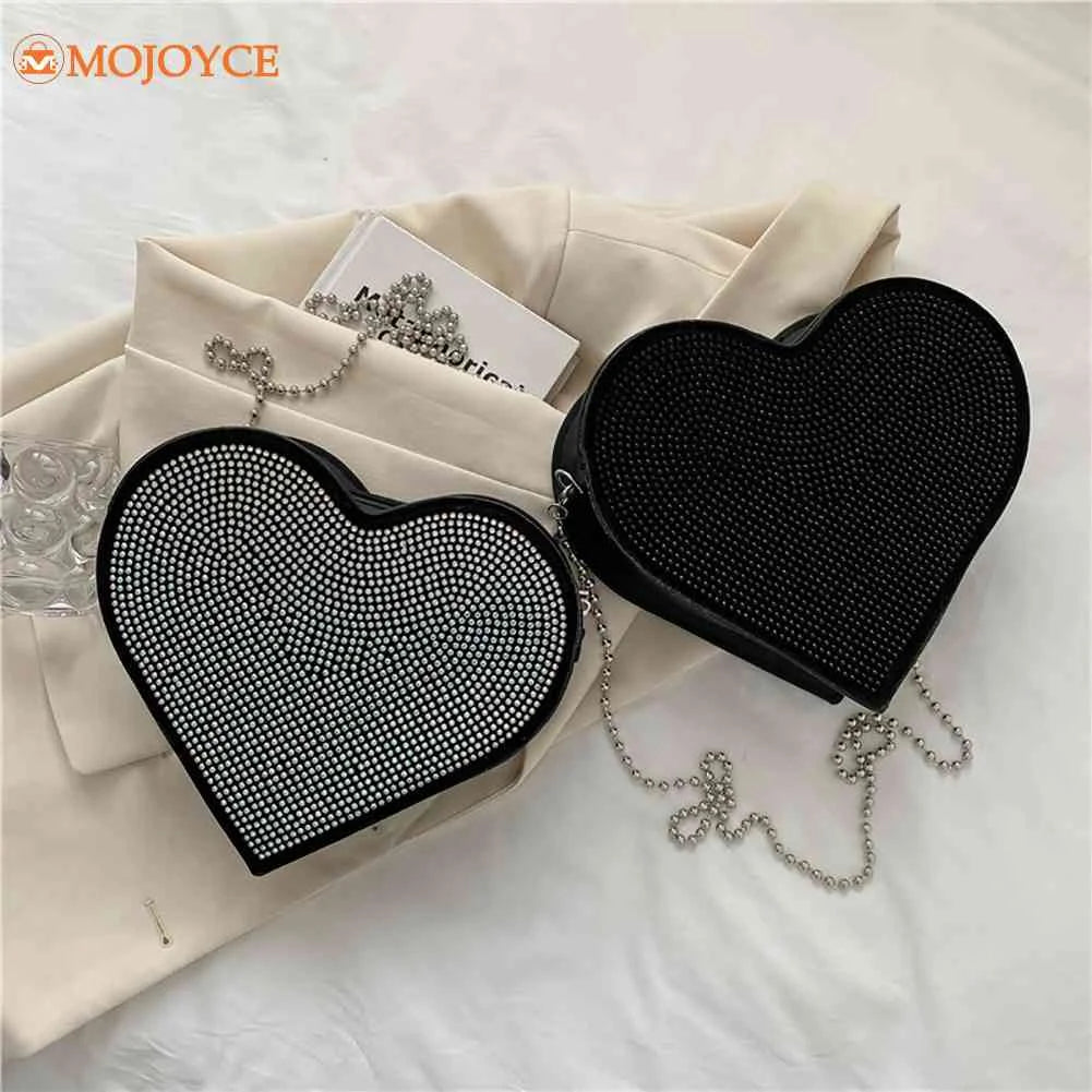 Rhinestone Crossbody Bag for Women Shoulder Purse