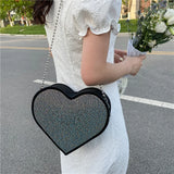 Rhinestone Crossbody Bag for Women Shoulder Purse