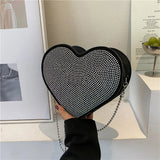 Rhinestone Crossbody Bag for Women Shoulder Purse