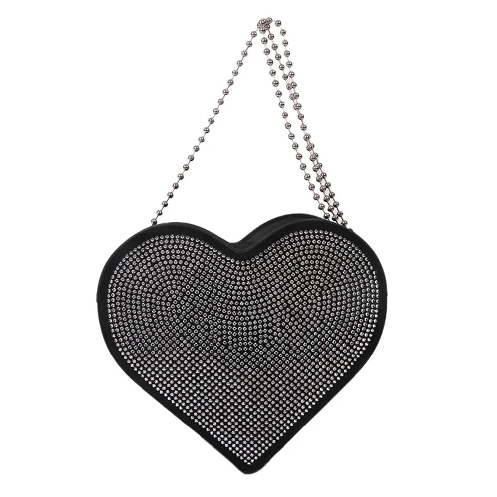 Rhinestone Crossbody Bag for Women Shoulder Purse