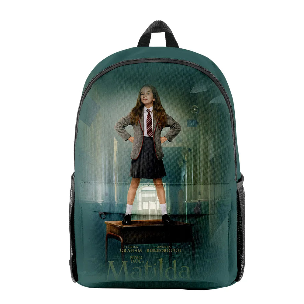 Matilda Musical Movie Backpack Student School Bag