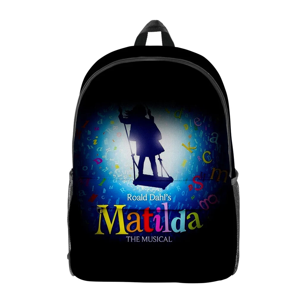 Matilda Musical Movie Backpack Student School Bag