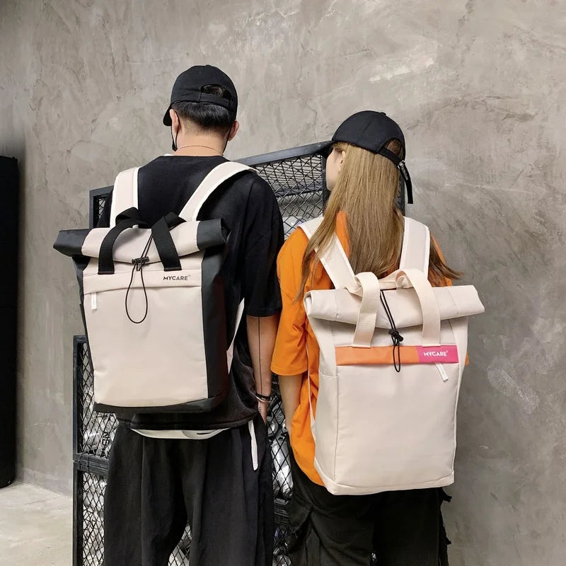 Large Capacity Bucket Backpack for Travel Sports Outdoor