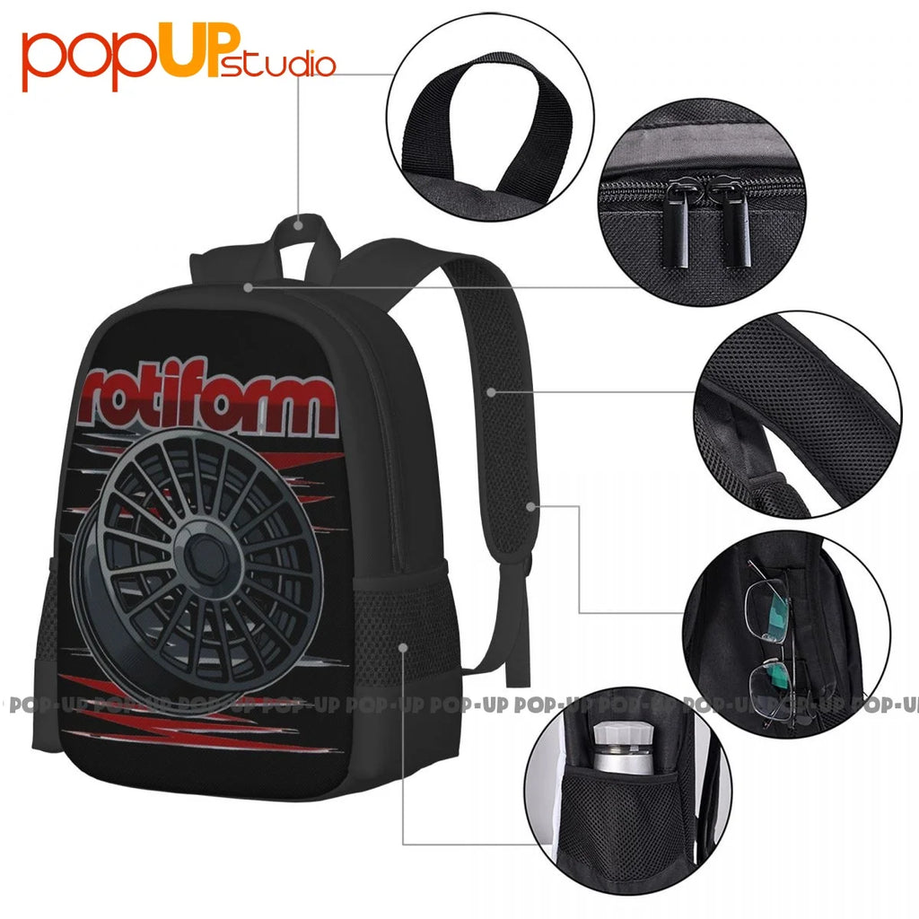 Rotiform Las R Wheel Backpack Large Capacity Eco Friendly Outdoor Running