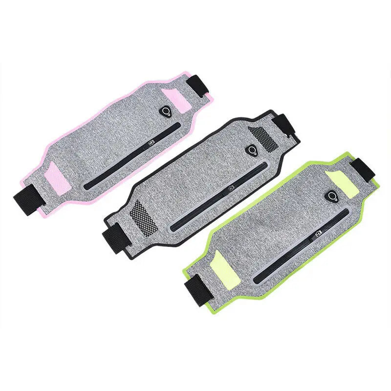 Sport Bum Bag Pack Travel Belly Waist Money Belt Zip Hiking
