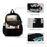 Rust Arrivals Satchel Schoolbag Bags Backpack Typography Alpha
