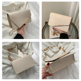 Small Flap Crossbody Bag Chain Strap Shoulder Bag