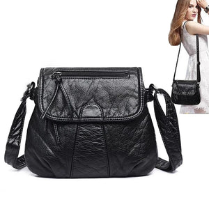 Women's Soft PU Leather Crossbody Bag