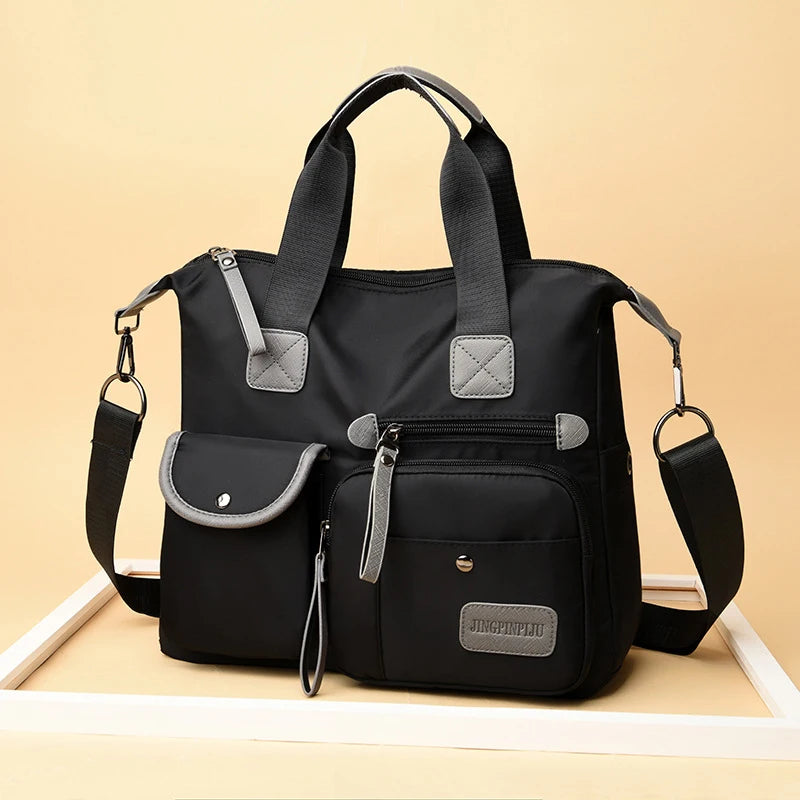 Nylon Women Messenger Bag Large Capacity Handbag