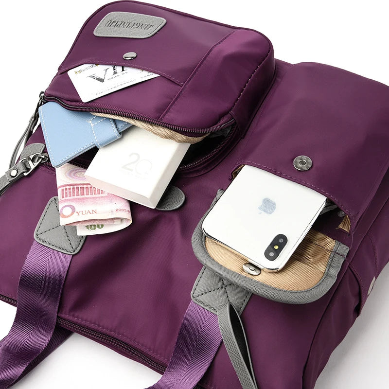 Nylon Women Messenger Bag Large Capacity Handbag