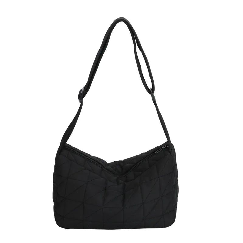 Embroidered Crossbody Bag for Women, Oxford Cloth Shoulder Handbag