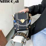 Red Mini Shoulder Bag for Women Girls Crossbody Purse