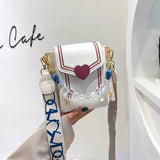 Red Mini Shoulder Bag for Women Girls Crossbody Purse