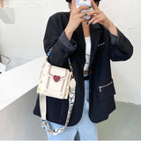 Red Mini Shoulder Bag for Women Girls Crossbody Purse